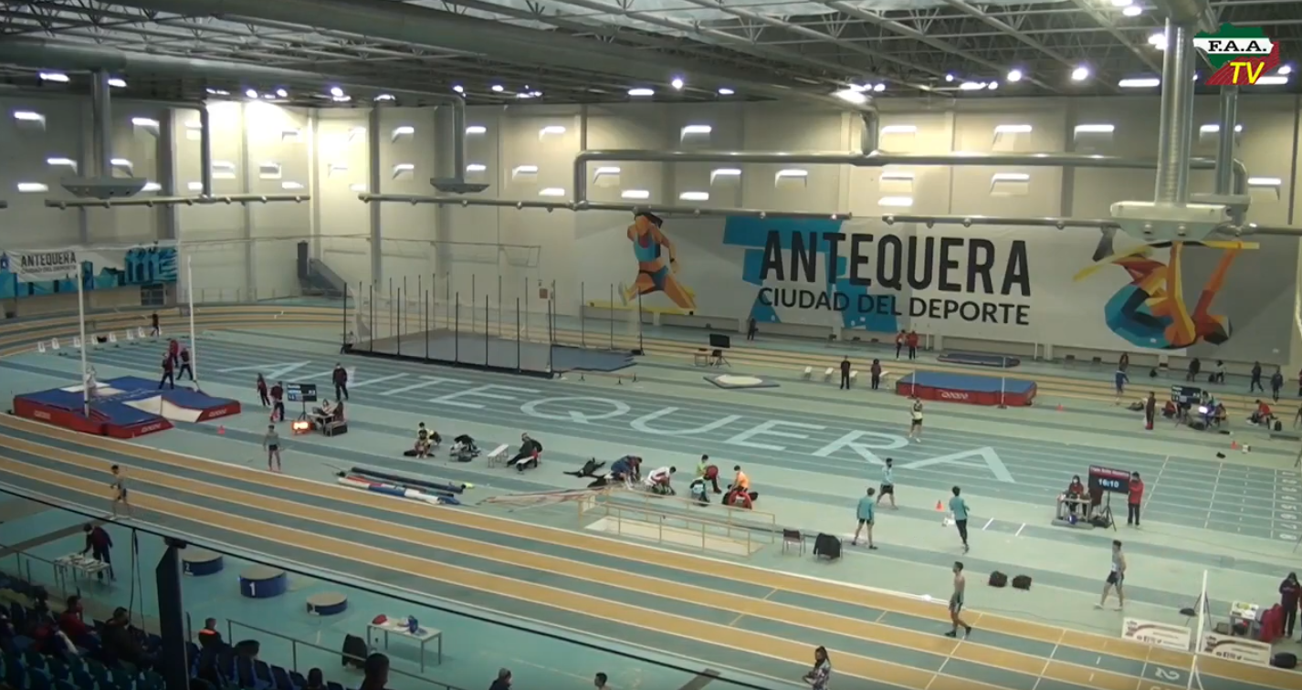 Campeonato de Andalucía Absoluto celebrado en la Pista Cubierta de Antequera
