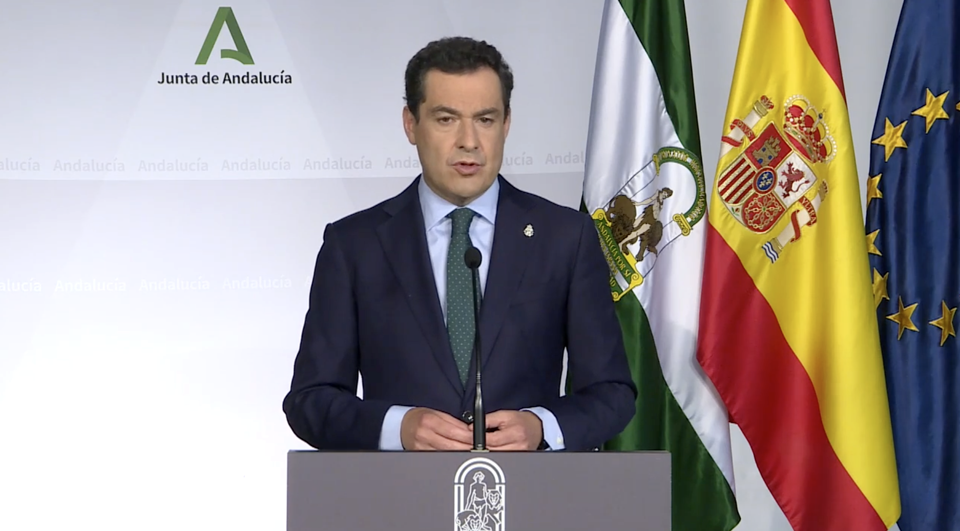 Juanma Moreno, presidente de la Junta de Andalucía