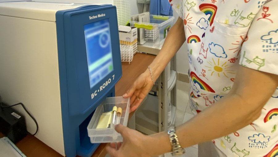 Equipos gestión muestras sangre