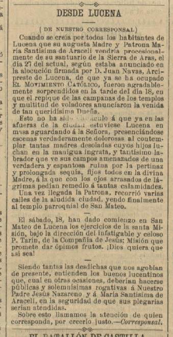 88Fiestas aracelitanas 1896