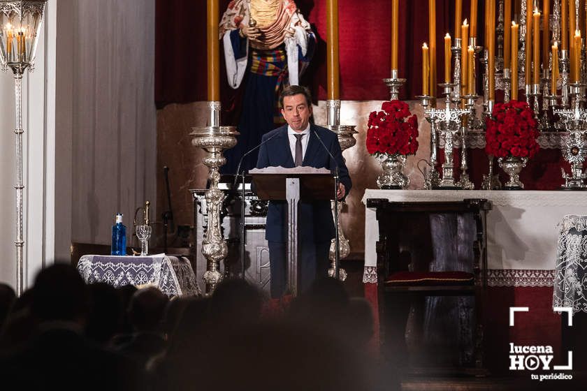 GALERÍA: Aurelio Fernández García pone nombre a los olores del Viernes Santo en su Pregón a Ntro. Padre Jesús Nazareno