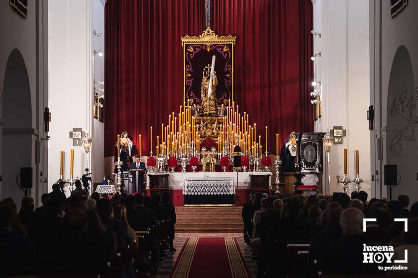 GALERÍA: Aurelio Fernández García pone nombre a los olores del Viernes Santo en su Pregón a Ntro. Padre Jesús Nazareno