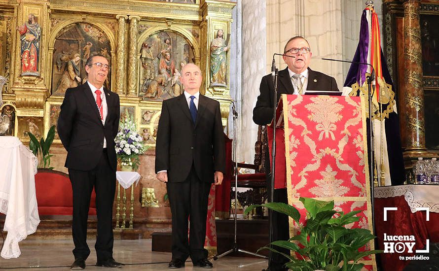 GALERÍA: Manuel Roldán abre las puertas de la Semana Santa con un pregón profundamente lucentino y nazareno