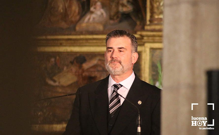 GALERÍA: Manuel Roldán abre las puertas de la Semana Santa con un pregón profundamente lucentino y nazareno