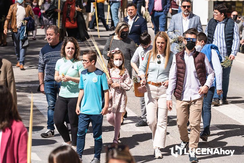 GALERÍA: Semana Santa de Lucena 2022: La Bendición de las Palmas y el traslado procesional de la Pollinita del Carmen en imágenes