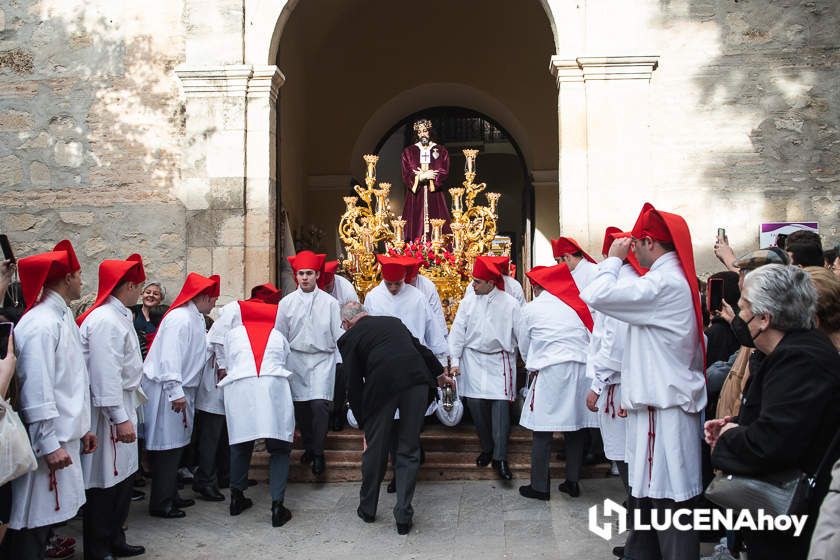 GALERÍA: Semana Santa 2022. Las imágenes del Lunes Santo: La Cofradía Franciscana de Pasión brilla y esquiva la lluvia