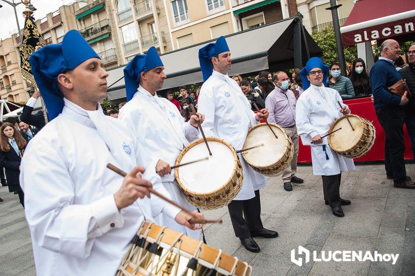 GALERÍA: Semana Santa 2022. Las imágenes del Lunes Santo: La Cofradía Franciscana de Pasión brilla y esquiva la lluvia