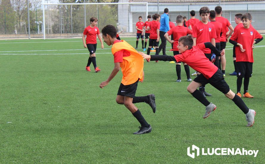 GALERÍA: Éxito de participación en el primer campus de fútbol Lucecor impartido por el Club Atlético de Madrid en Lucena