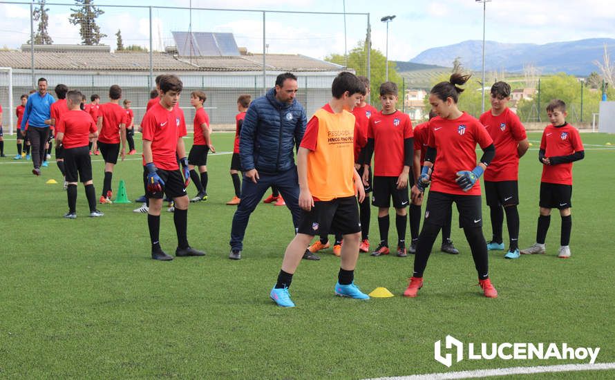 GALERÍA: Éxito de participación en el primer campus de fútbol Lucecor impartido por el Club Atlético de Madrid en Lucena