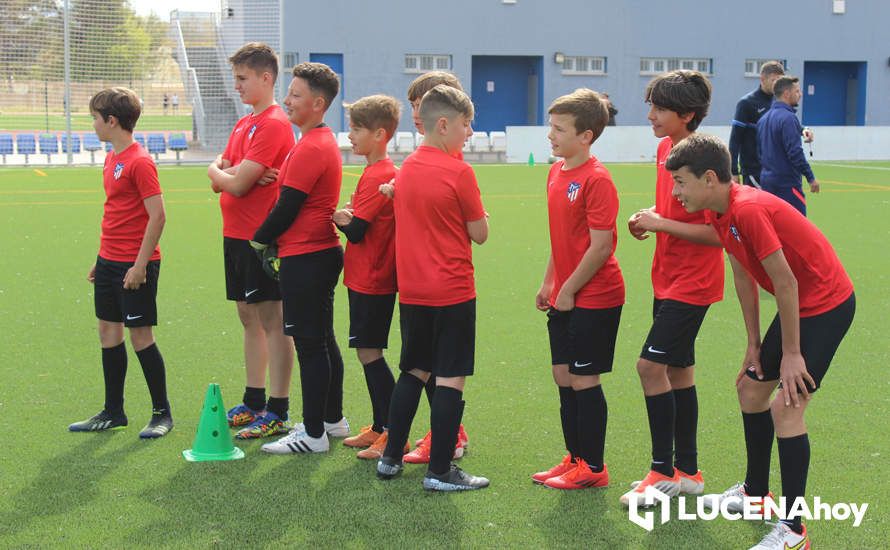 GALERÍA: Éxito de participación en el primer campus de fútbol Lucecor impartido por el Club Atlético de Madrid en Lucena