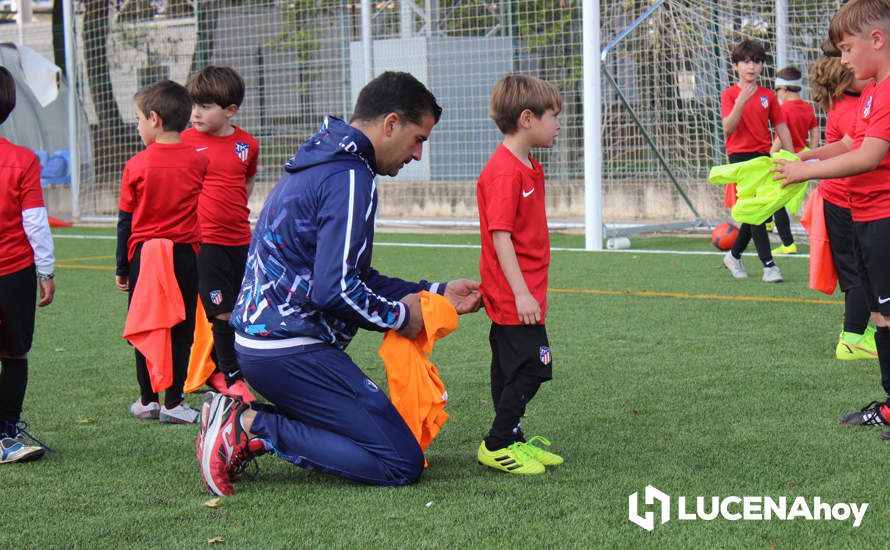 GALERÍA: Éxito de participación en el primer campus de fútbol Lucecor impartido por el Club Atlético de Madrid en Lucena