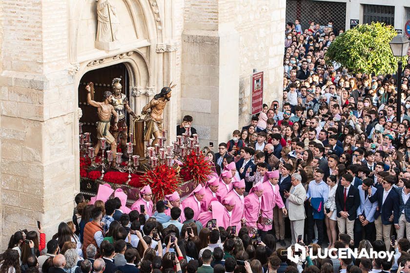 GALERÍA: Semana Santa 2022. Las imágenes del Jueves Santo: La Columna y María Stma. de la Paz y Esperanza