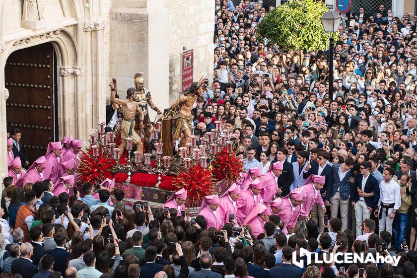 GALERÍA: Semana Santa 2022. Las imágenes del Jueves Santo: La Columna y María Stma. de la Paz y Esperanza