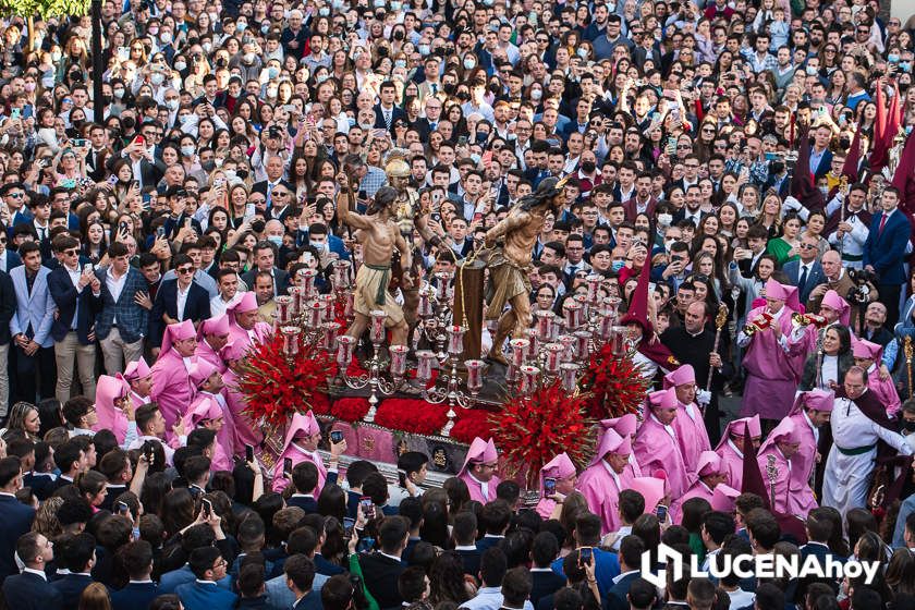 GALERÍA: Semana Santa 2022. Las imágenes del Jueves Santo: La Columna y María Stma. de la Paz y Esperanza