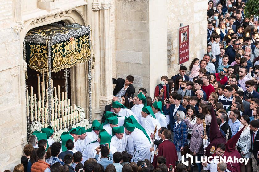 GALERÍA: Semana Santa 2022. Las imágenes del Jueves Santo: La Columna y María Stma. de la Paz y Esperanza