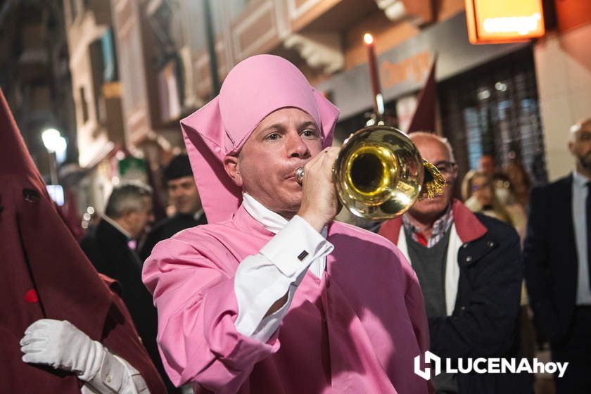 GALERÍA: Semana Santa 2022. Las imágenes del Jueves Santo: La Columna y María Stma. de la Paz y Esperanza