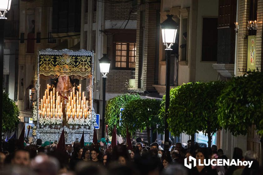 GALERÍA: Semana Santa 2022. Las imágenes del Jueves Santo: La Columna y María Stma. de la Paz y Esperanza