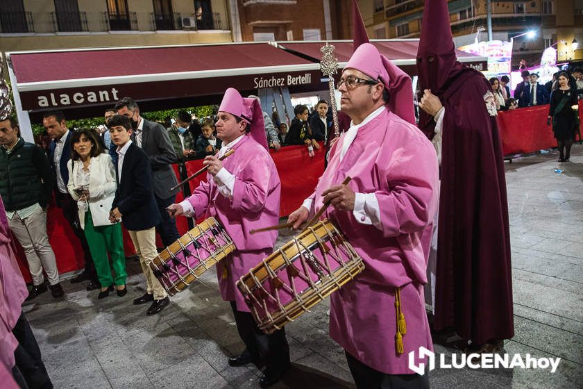 GALERÍA: Semana Santa 2022. Las imágenes del Jueves Santo: La Columna y María Stma. de la Paz y Esperanza