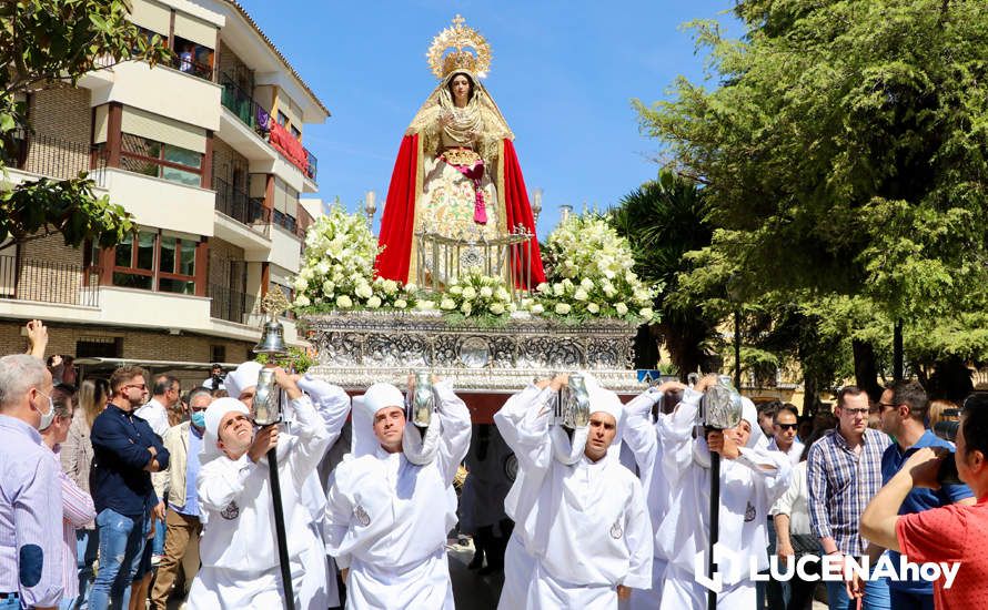 GALERÍA: Semana Santa 2022. Las imágenes del Domingo de Resurrección: Ntro. Padre Jesús Resucitado y Ntra. Sra. de los Ángeles