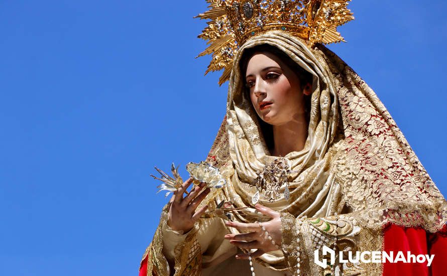 GALERÍA: Semana Santa 2022. Las imágenes del Domingo de Resurrección: Ntro. Padre Jesús Resucitado y Ntra. Sra. de los Ángeles