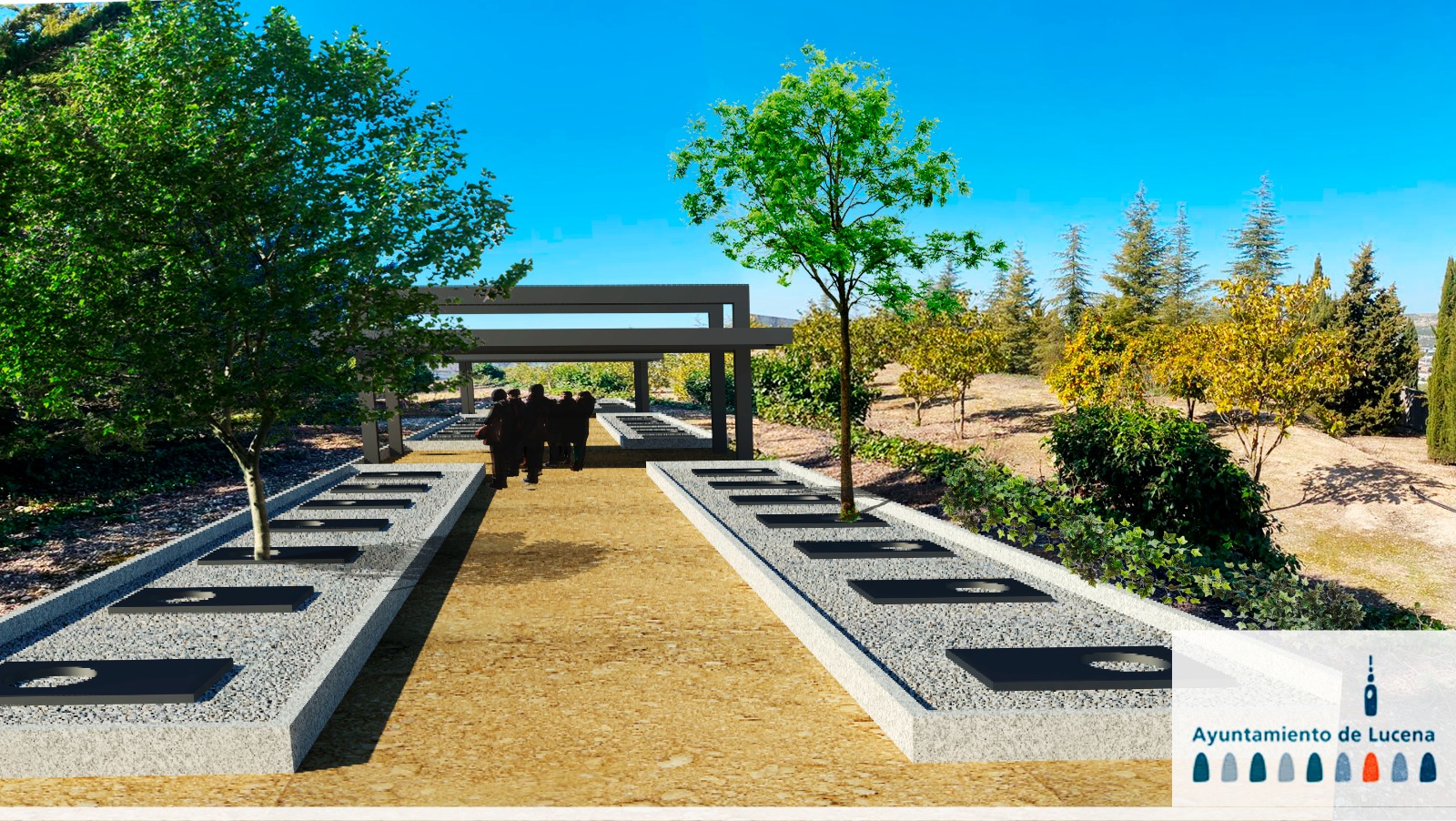 Una imagen virtual del nuevo cementerio ecológico de Lucena