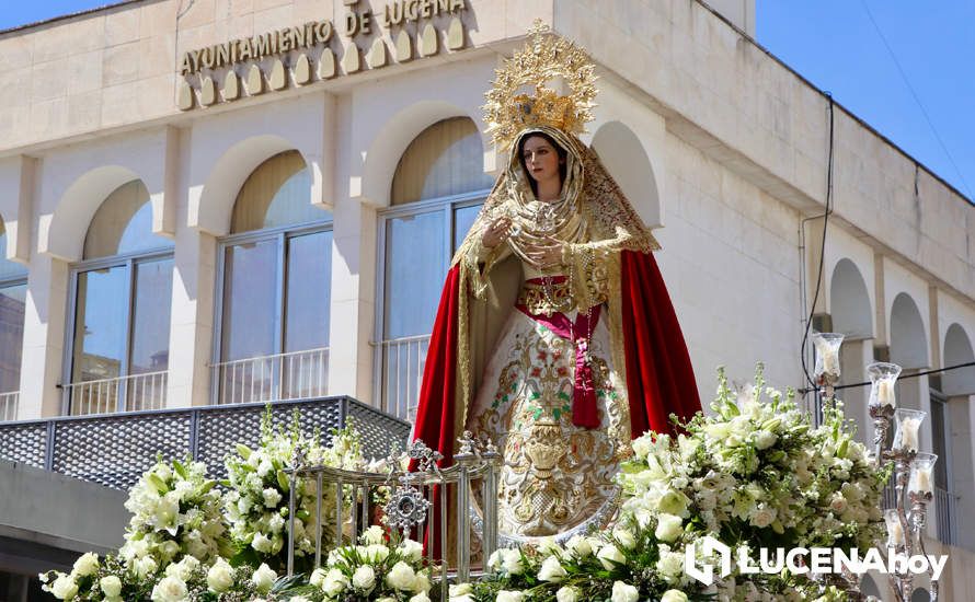 GALERÍA: Semana Santa 2022. Las imágenes del Domingo de Resurrección: Ntro. Padre Jesús Resucitado y Ntra. Sra. de los Ángeles