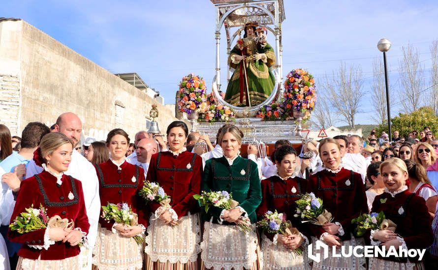 GALERÍA I: Una multitud recibe a la Virgen de Araceli en su llegada a Lucena en Romería de Bajada