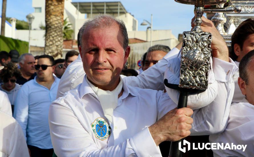 GALERÍA I: Una multitud recibe a la Virgen de Araceli en su llegada a Lucena en Romería de Bajada