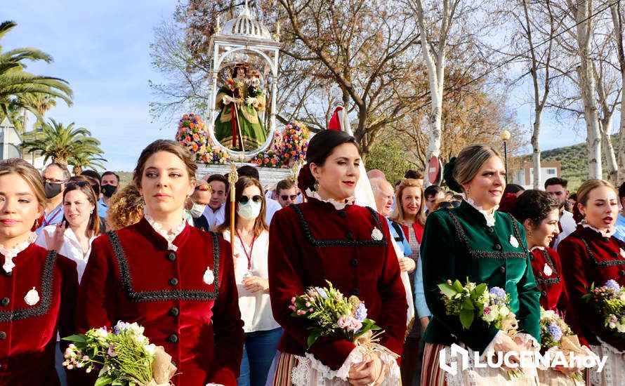 GALERÍA I: Una multitud recibe a la Virgen de Araceli en su llegada a Lucena en Romería de Bajada