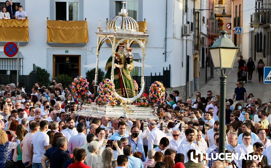 GALERÍA I: Una multitud recibe a la Virgen de Araceli en su llegada a Lucena en Romería de Bajada GALERÍA I: Una multitud recibe a la Virgen de Araceli en su llegada a Lucena en Romería de Bajada