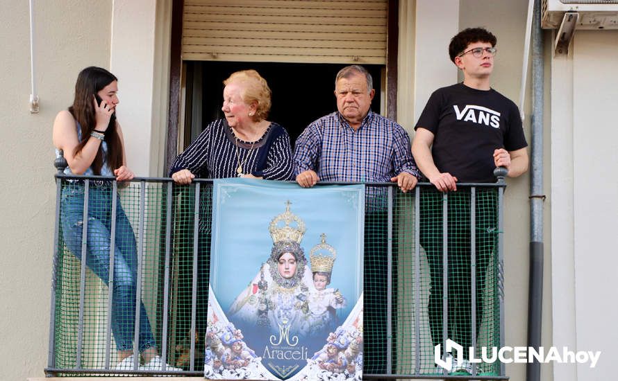 GALERÍA I: Una multitud recibe a la Virgen de Araceli en su llegada a Lucena en Romería de Bajada