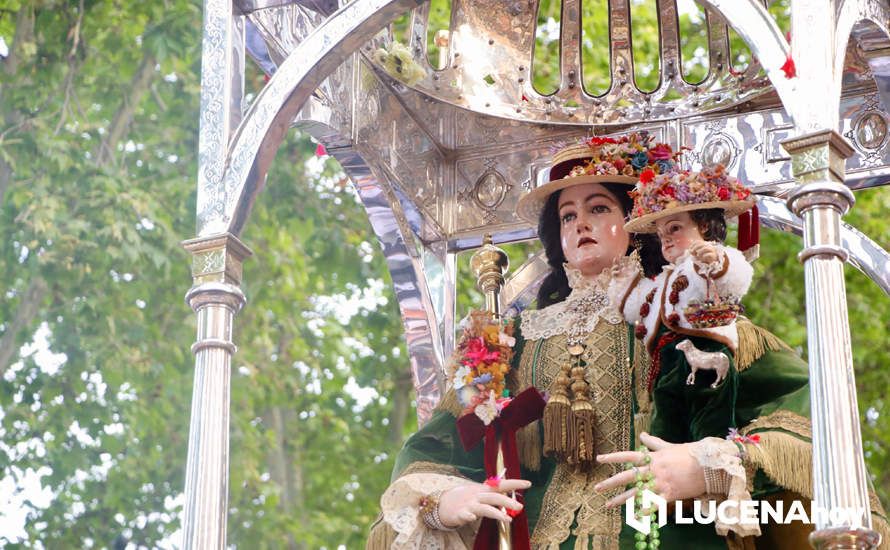 GALERÍA I: Una multitud recibe a la Virgen de Araceli en su llegada a Lucena en Romería de Bajada