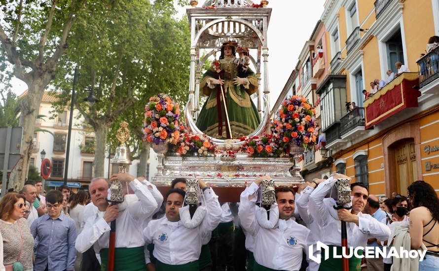 GALERÍA I: Una multitud recibe a la Virgen de Araceli en su llegada a Lucena en Romería de Bajada