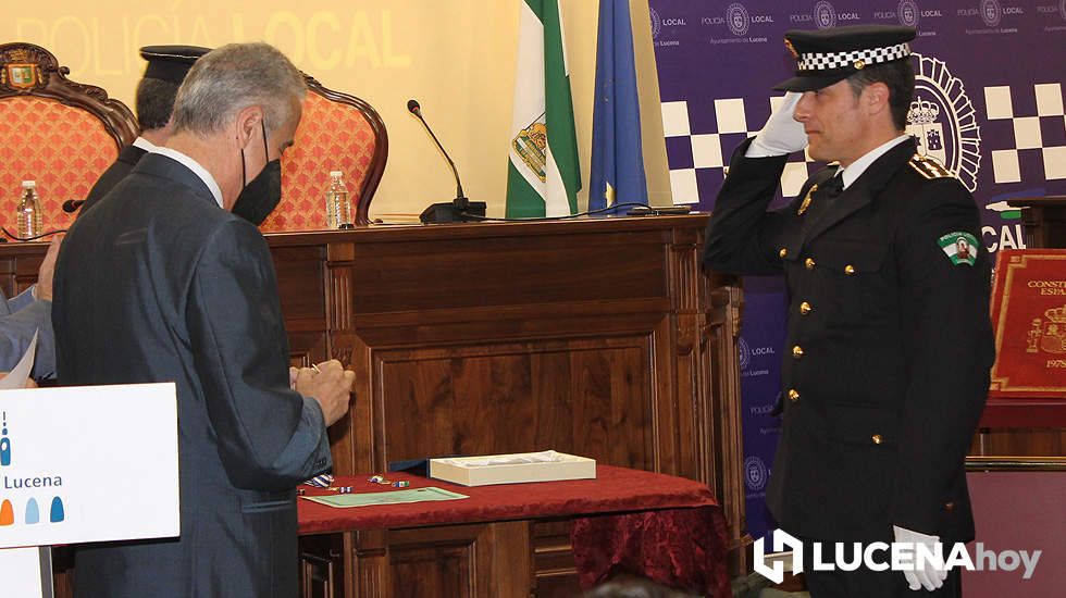 GALERÍA: Las imágenes del acto central del Día de la Policía Local en Lucena