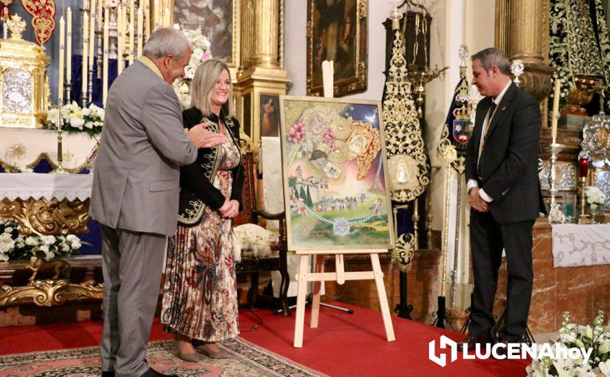 GALERÍA: Araceli Rodríguez Yebra evoca los 50 años de la Hermandad del Rocío de Lucena en su emotivo pregón