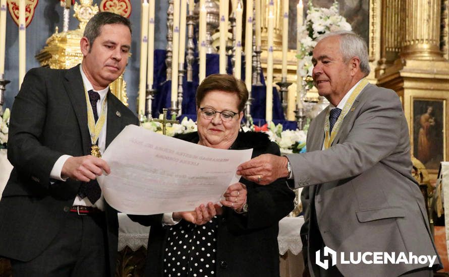 GALERÍA: Araceli Rodríguez Yebra evoca los 50 años de la Hermandad del Rocío de Lucena en su emotivo pregón