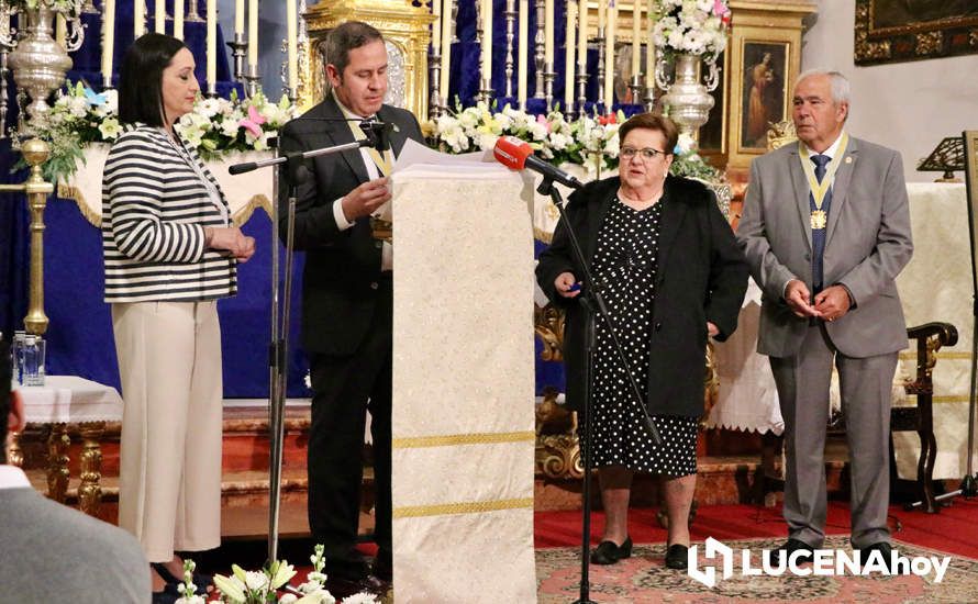 GALERÍA: Araceli Rodríguez Yebra evoca los 50 años de la Hermandad del Rocío de Lucena en su emotivo pregón