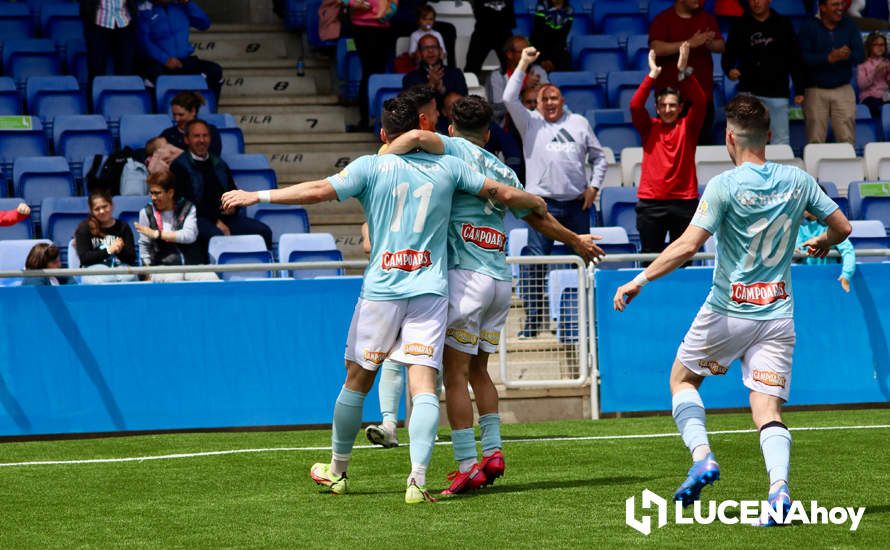 GALERÍA: El Ciudad de Lucena peleará por el ascenso tras derrotar al Cartaya (1-0): Las fotos de la victoria y la celebración en el campo y la grada