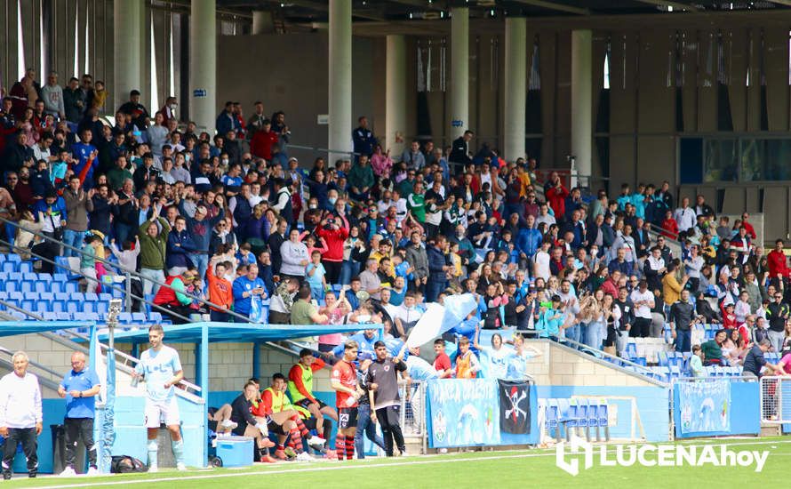 GALERÍA: El Ciudad de Lucena peleará por el ascenso tras derrotar al Cartaya (1-0): Las fotos de la victoria y la celebración en el campo y la grada