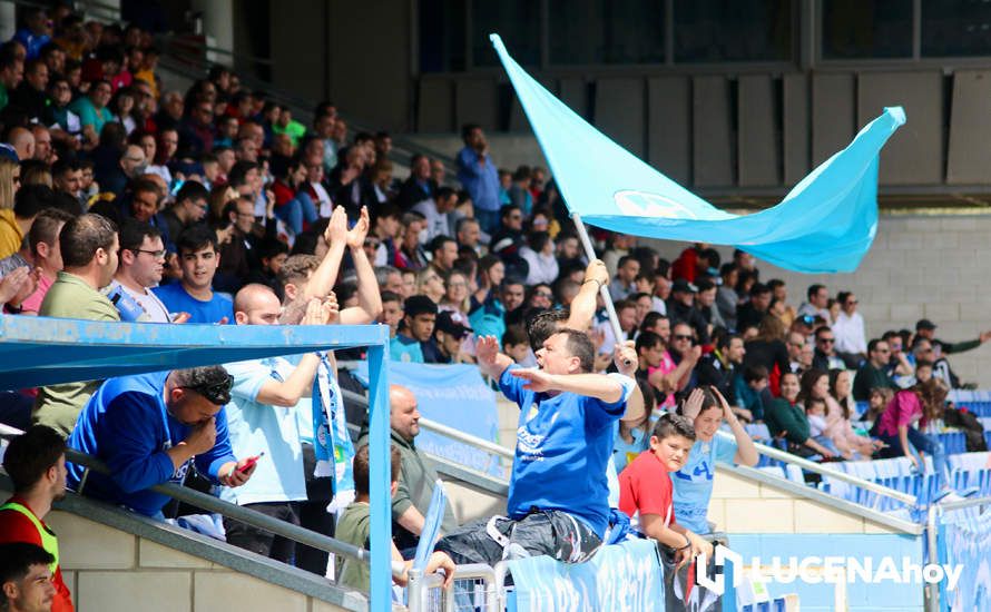 GALERÍA: El Ciudad de Lucena peleará por el ascenso tras derrotar al Cartaya (1-0): Las fotos de la victoria y la celebración en el campo y la grada