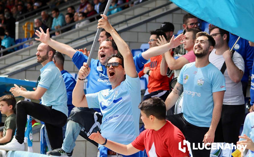 GALERÍA: El Ciudad de Lucena peleará por el ascenso tras derrotar al Cartaya (1-0): Las fotos de la victoria y la celebración en el campo y la grada