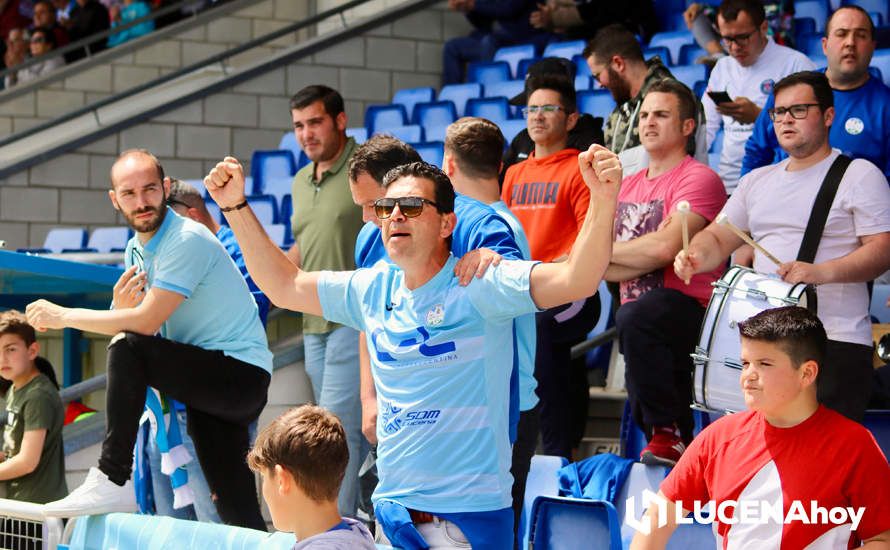 GALERÍA: El Ciudad de Lucena peleará por el ascenso tras derrotar al Cartaya (1-0): Las fotos de la victoria y la celebración en el campo y la grada