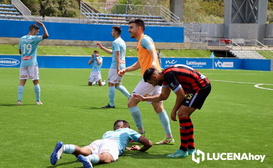 GALERÍA: El Ciudad de Lucena peleará por el ascenso tras derrotar al Cartaya (1-0): Las fotos de la victoria y la celebración en el campo y la grada