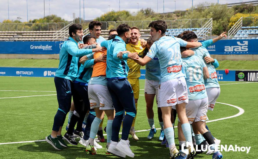 GALERÍA: El Ciudad de Lucena peleará por el ascenso tras derrotar al Cartaya (1-0): Las fotos de la victoria y la celebración en el campo y la grada