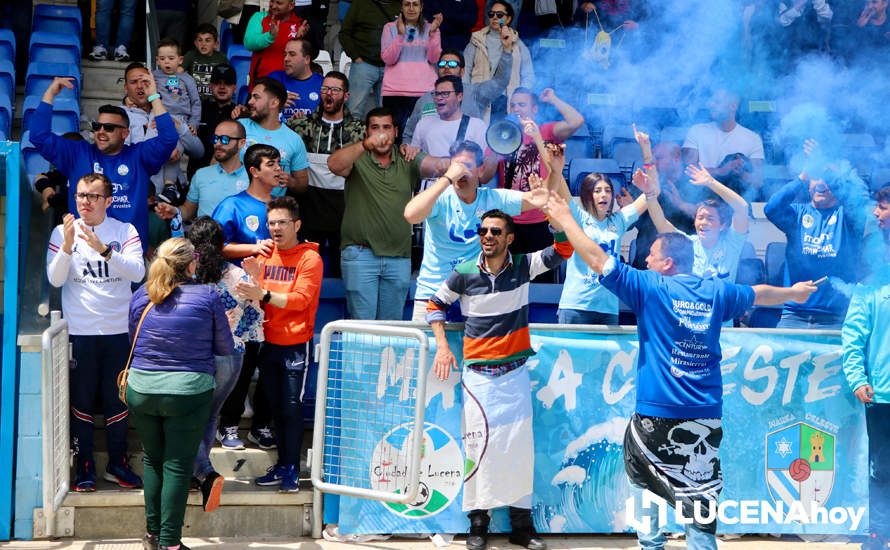 GALERÍA: El Ciudad de Lucena peleará por el ascenso tras derrotar al Cartaya (1-0): Las fotos de la victoria y la celebración en el campo y la grada