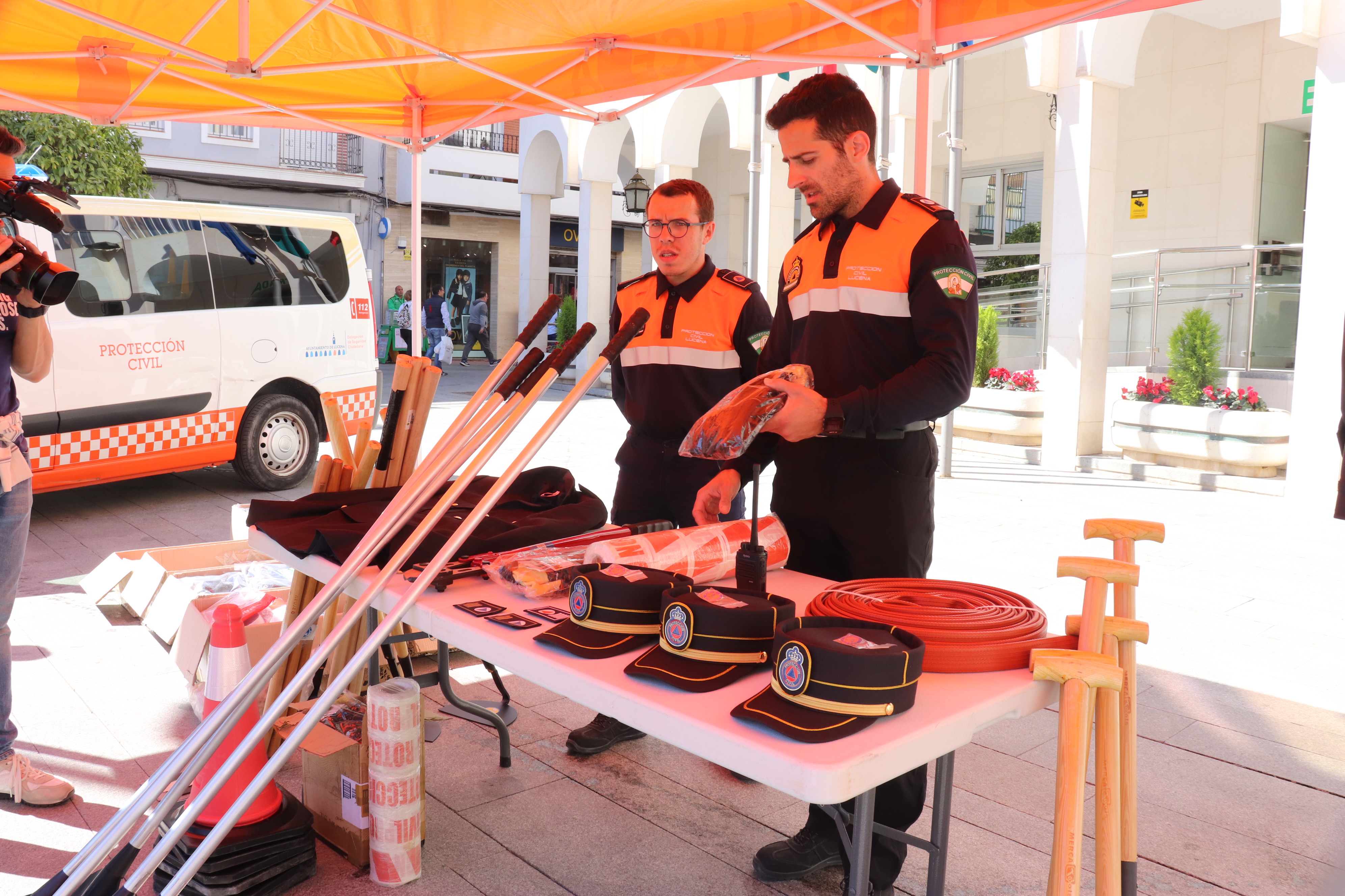 Presentación del nuevo material para Protección Civil de Lucena