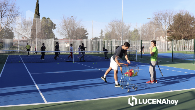 Acaban de abrirse a la práctica deportiva las remodeladas pistas de tenis 2 y 3 de la Ciudad Deportiva