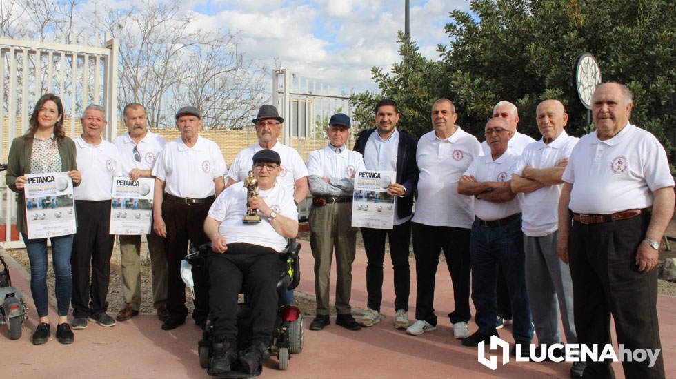  Presentación del torneo comarcal de Petanca 