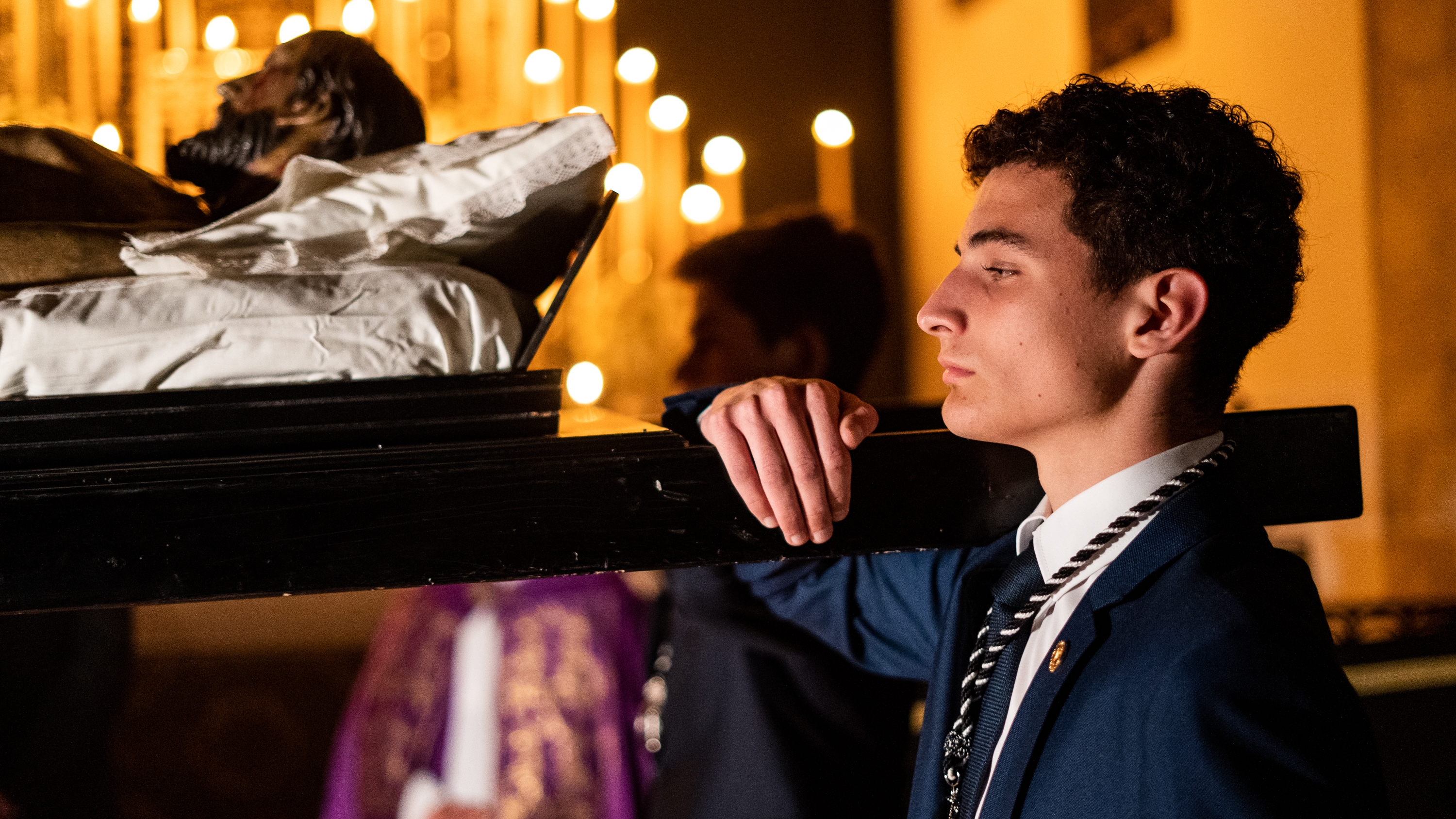 Viacrucis Cristo Yacente de la cofradía de La Soledad 2023 (6)