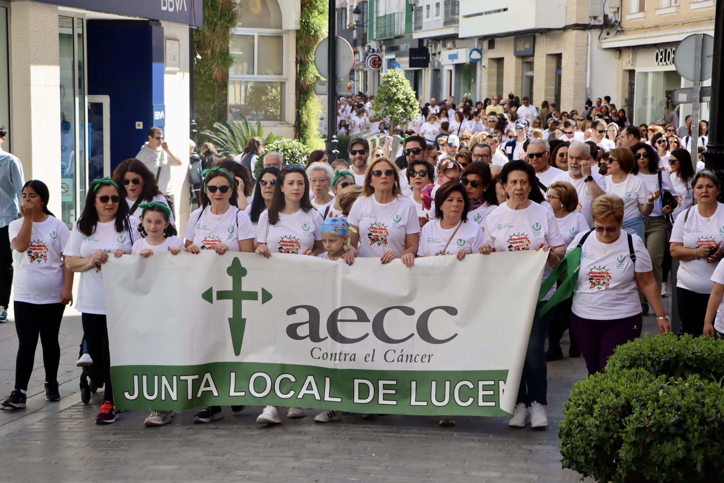 I Marcha Zumba Solidaria contra el cáncer infantil en Lucena, celebrada el pasado año. Archivo